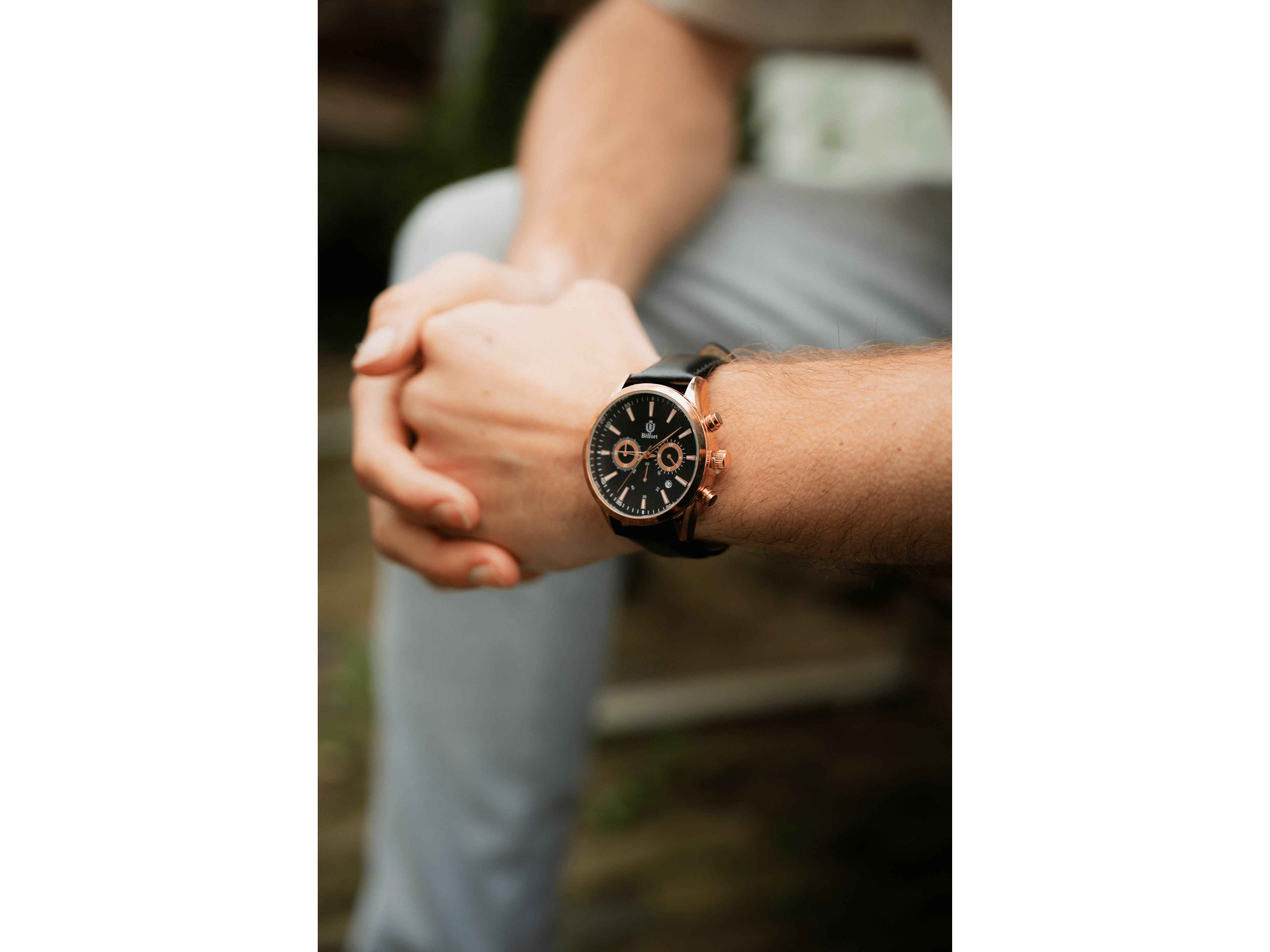 Watch Montclair black gold