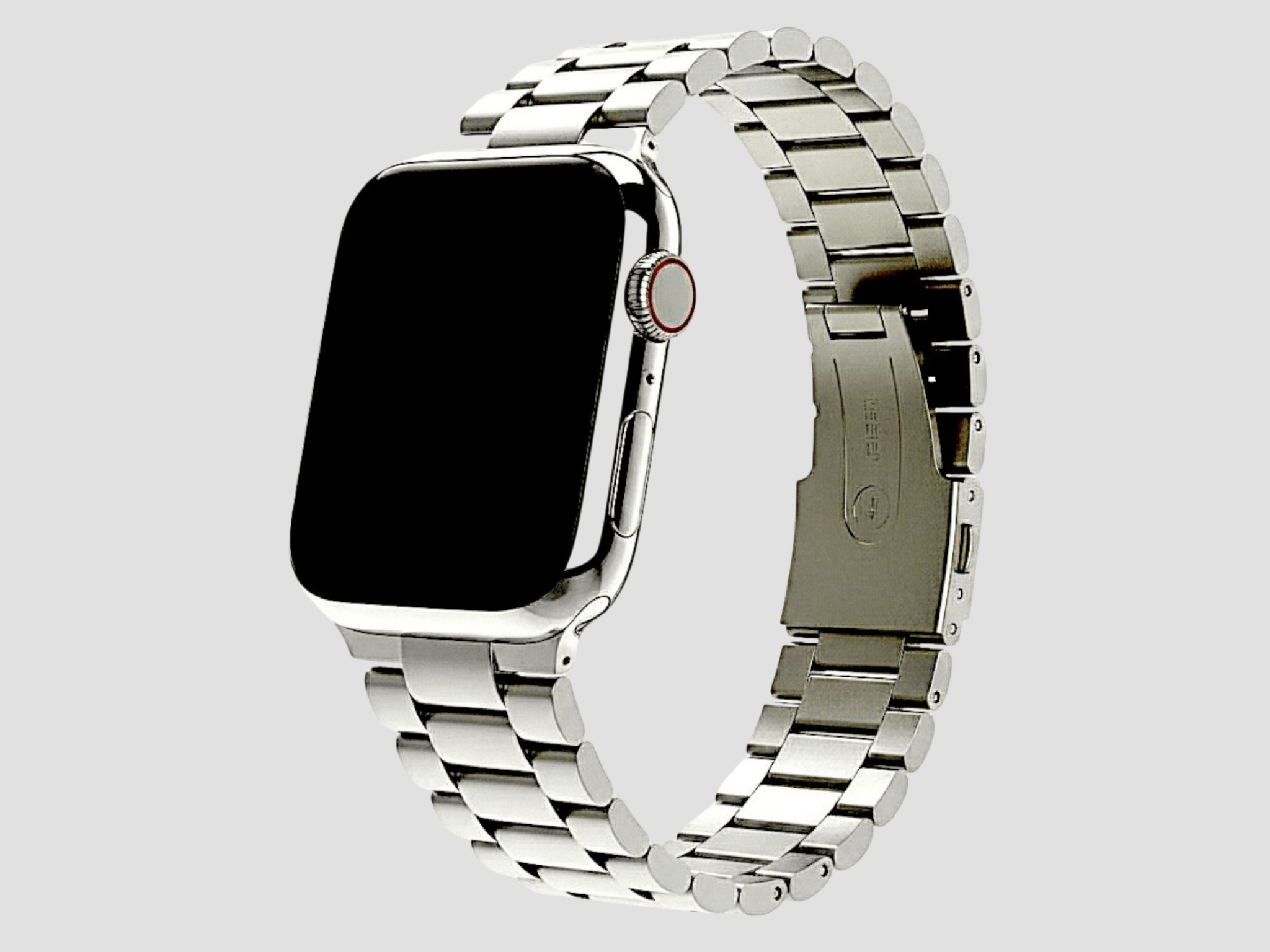 Apple Watch band zilver