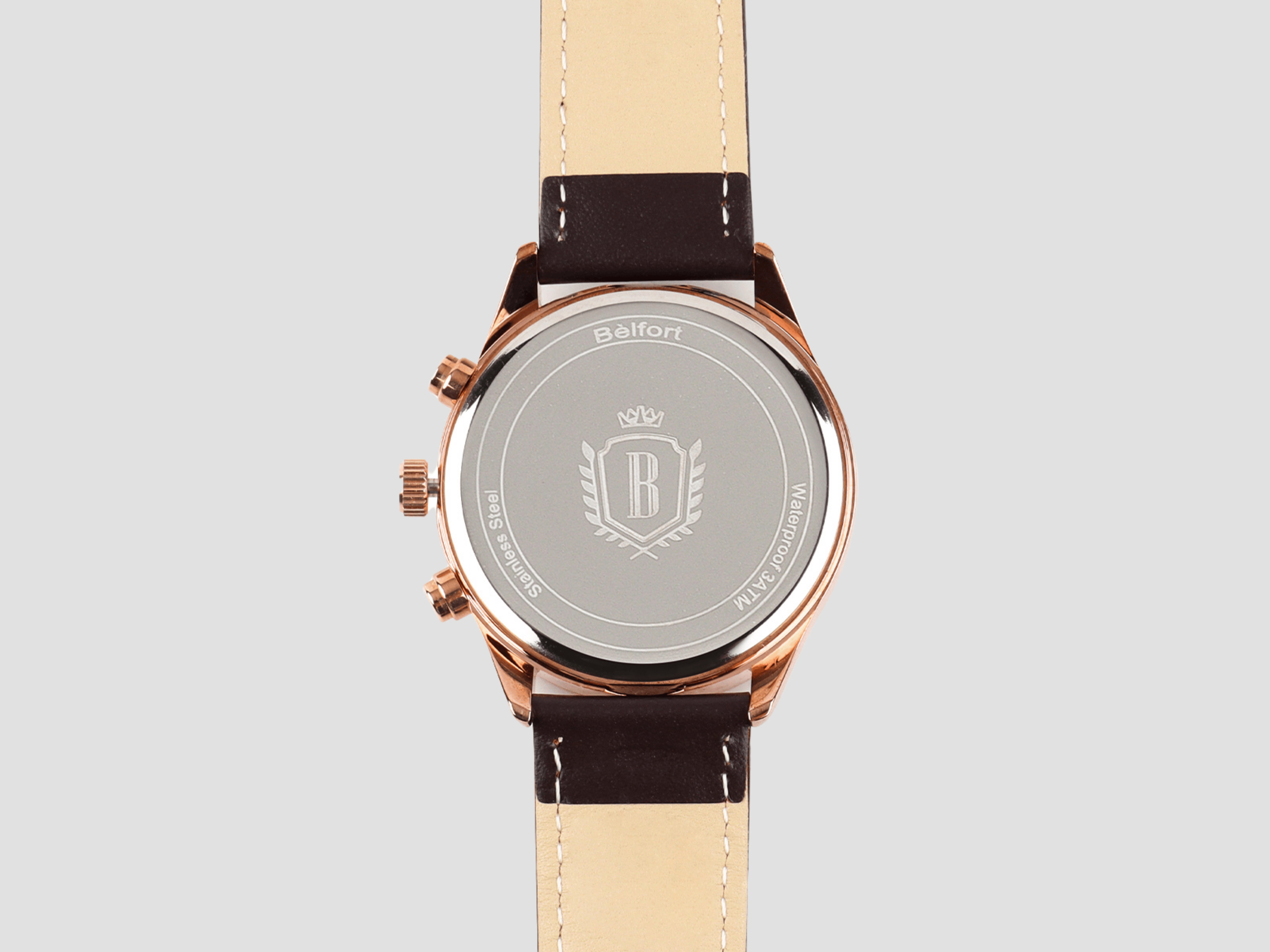 Horloge Montclair bruin goud